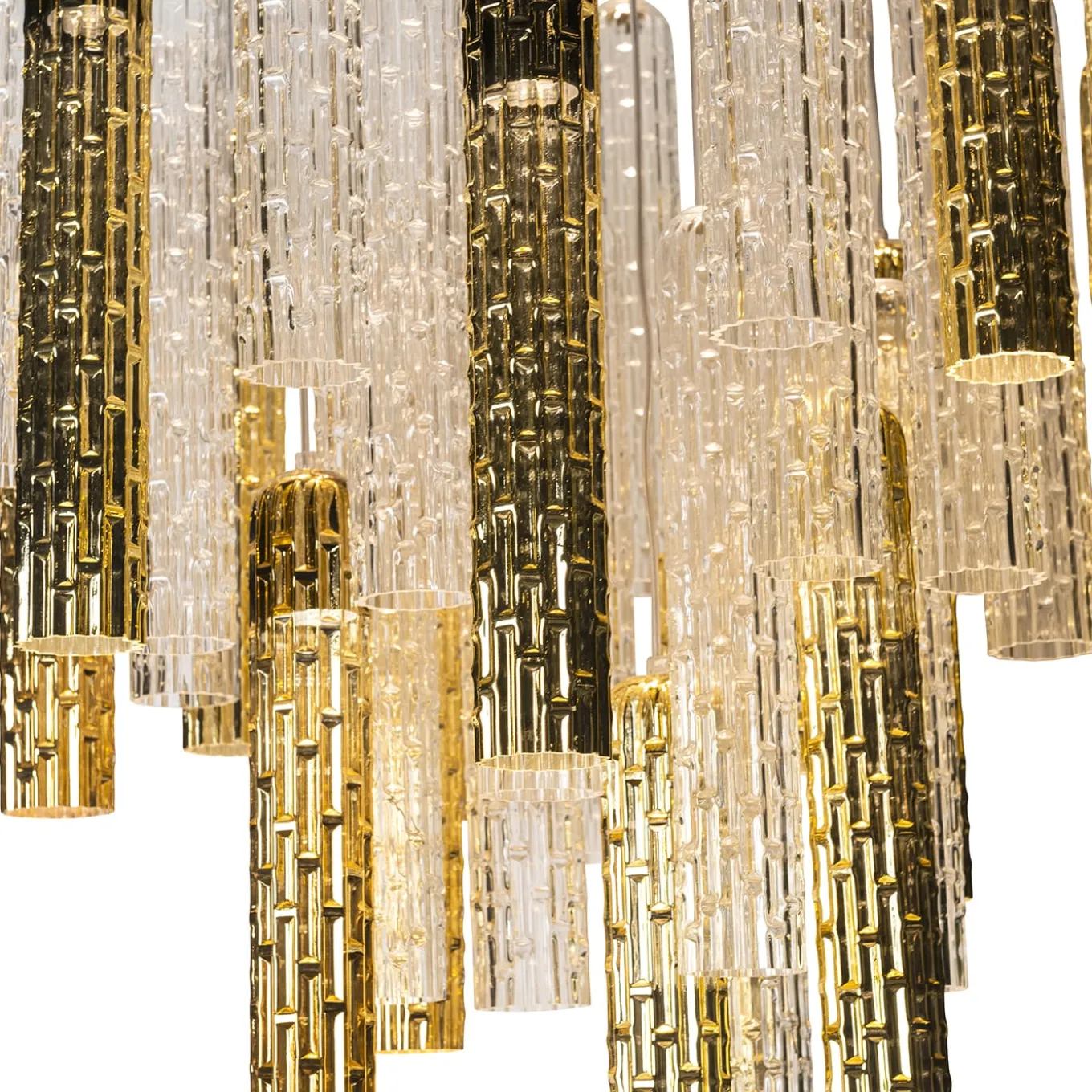 New Pipe Round Chandelier