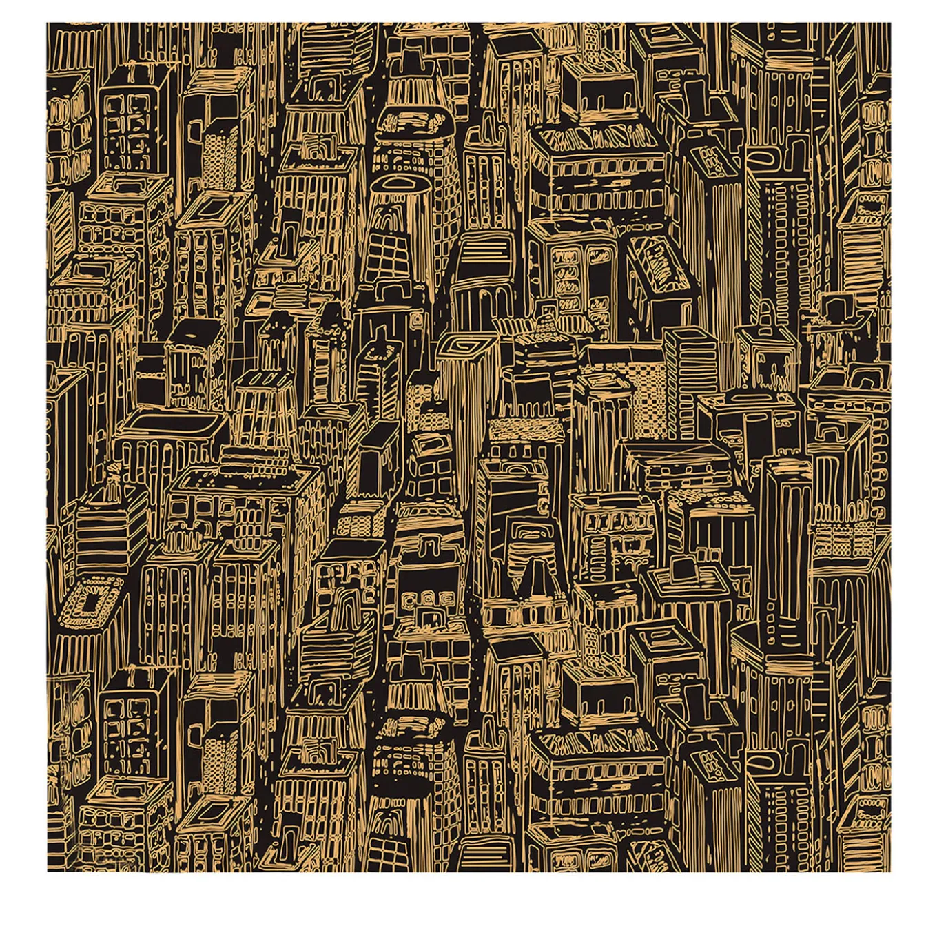 New York Bright City Skyscraper Wallpaper