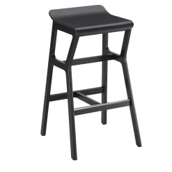 Nhino LE Medium Black Stool by Emilio Nanni