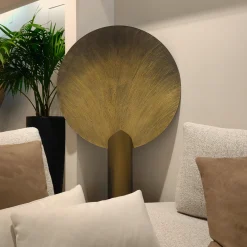 Nimbo Brushed Bronze Metal Floor Lamp