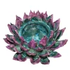 Ninfea Purple And Blue Ceramic Centerpiece