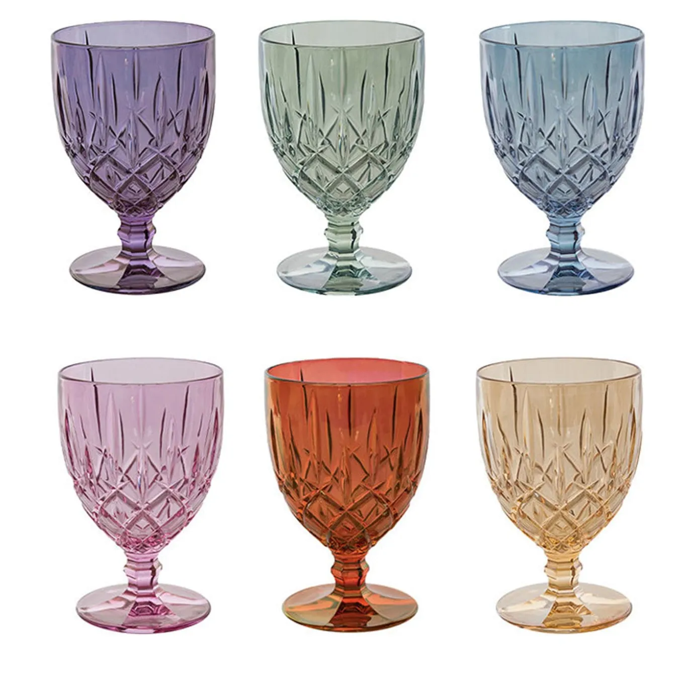Nobile Set of 6 Wine Glasses