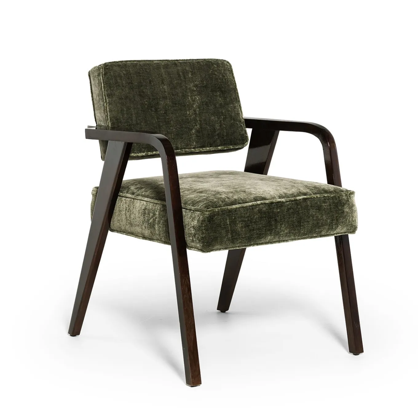 Nocina/C Dining Green Velvet Chair by Storagemilano