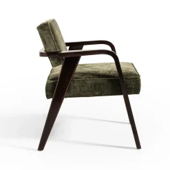 Nocina/C Dining Green Velvet Chair by Storagemilano