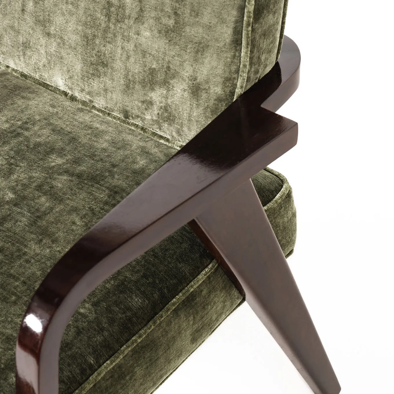 Nocina/C Dining Green Velvet Chair by Storagemilano
