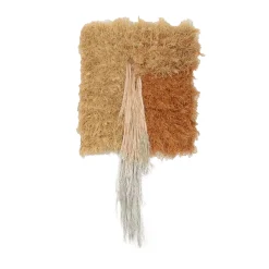 NOLOOM Surgis 004 Ochre, Linen, Cream, Sage Diptych Tapestry