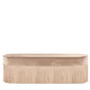 NOOOO Fringed Beige Bench