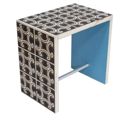 Nordico Verace Baroque Rectangular Wood Stool