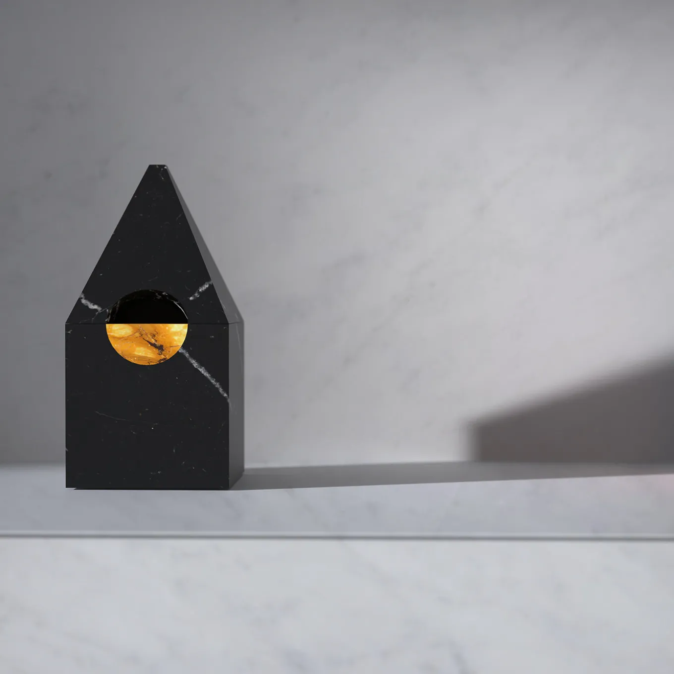 Nostalgia Black Marble Jewerly Box