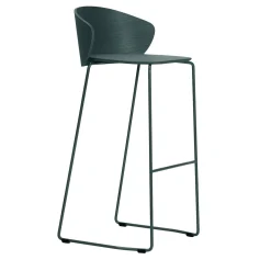 Not Wood Dark Green Bar Stool #2