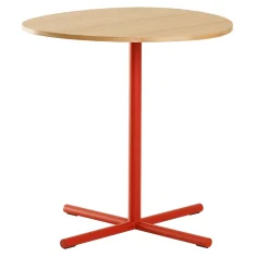 Notable Red Accent Table