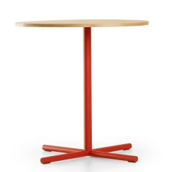 Notable Red Accent Table
