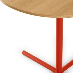 Notable Red Accent Table