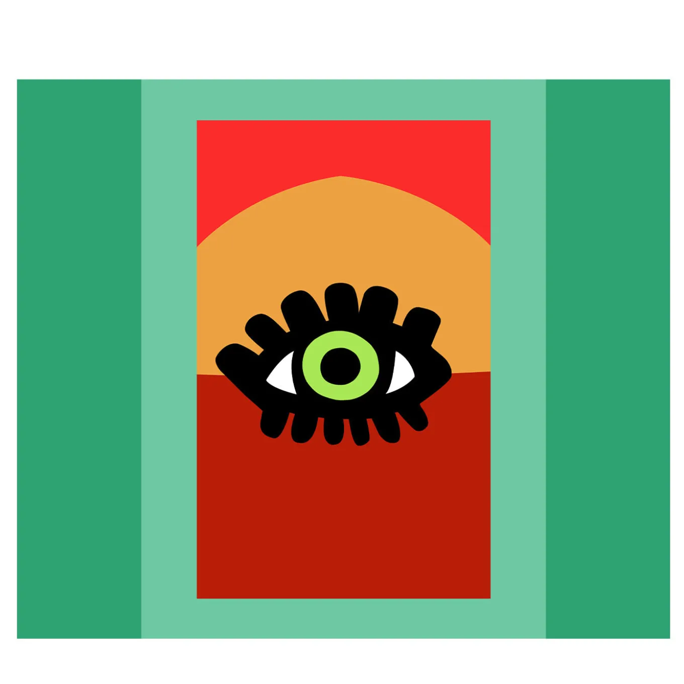 Nova Idola Polychrome Print on Silk Tapestry