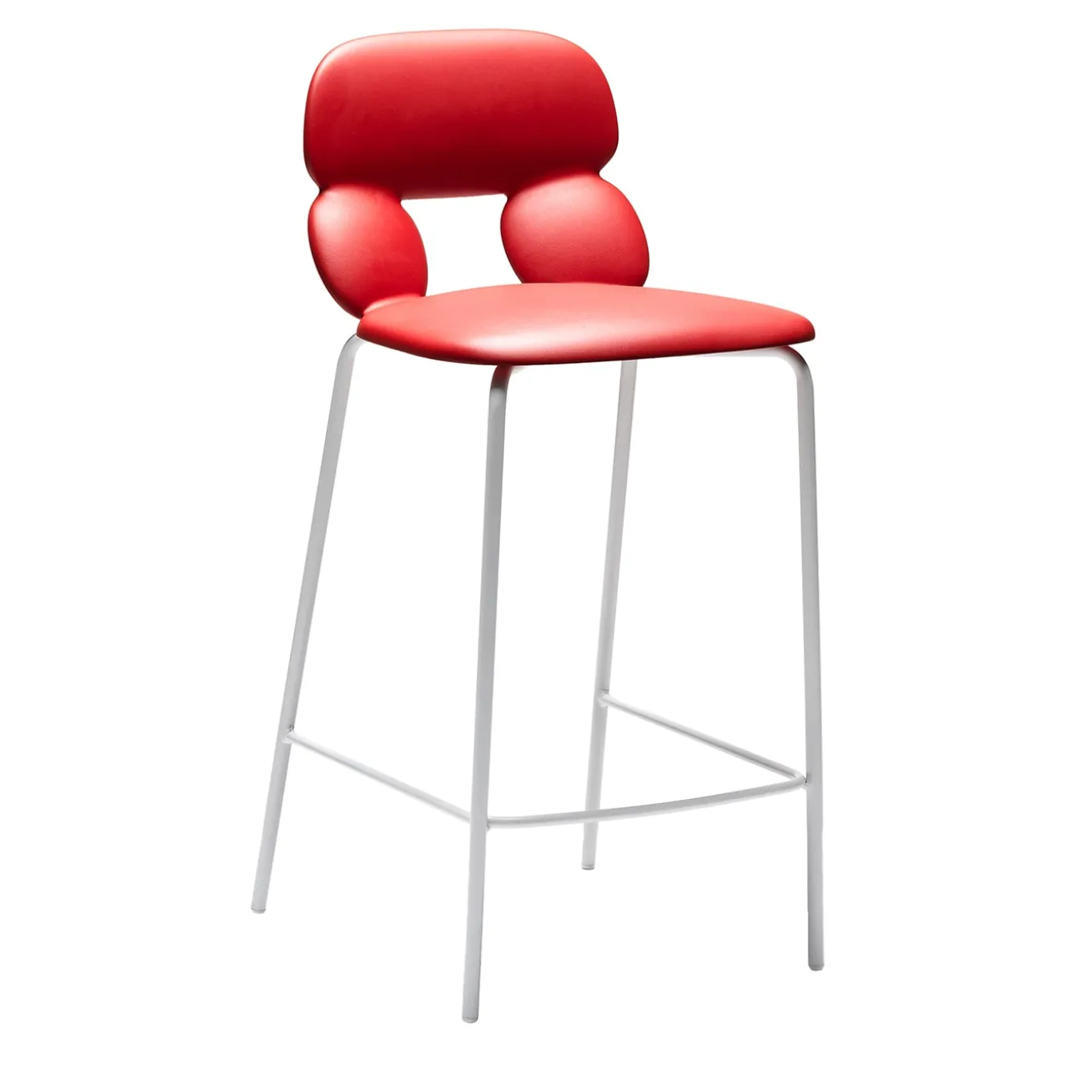 Nube SG-65 Red Bar Stool by Roberto Paoli