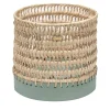 Nude Rigid & Turquoise Basket