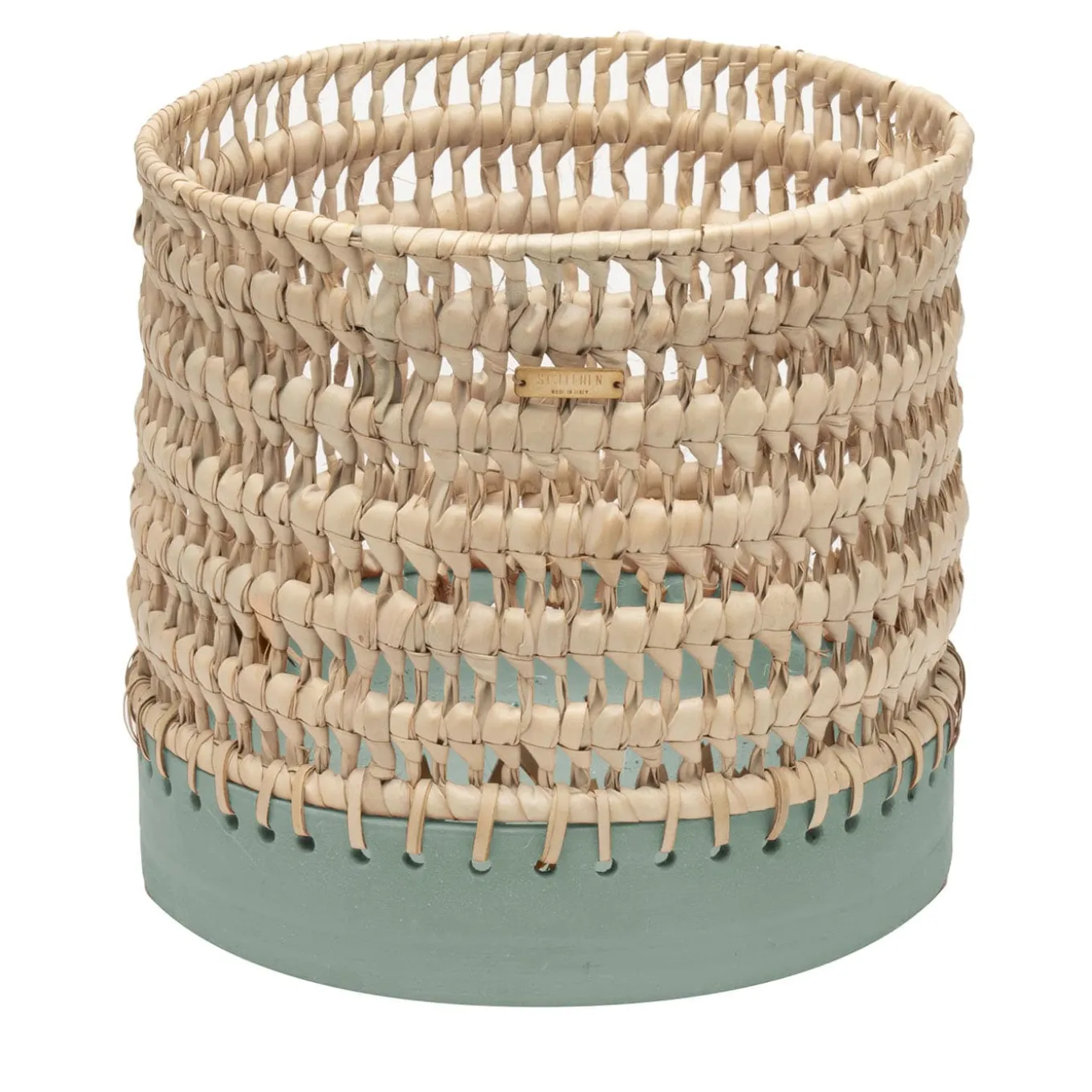 Nude Rigid & Turquoise Basket