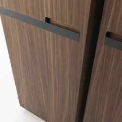 Nuit 2 -Door Walnut Closet by Giuliano Cappelletti