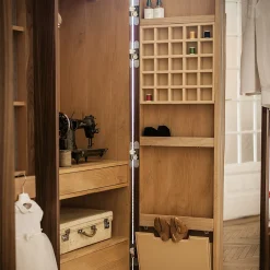 Nuit 2 -Door Walnut Closet by Giuliano Cappelletti