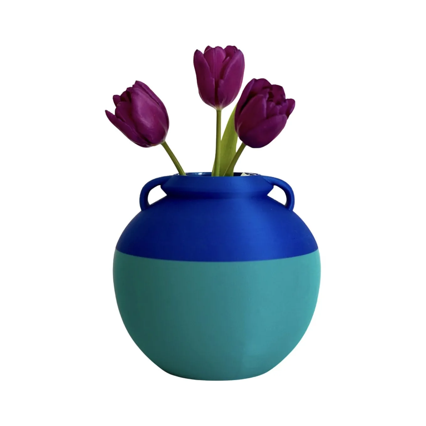 Numa Pompilio L Bicolor Green And Blue Amphora #1