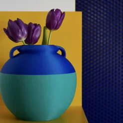 Numa Pompilio L Bicolor Green And Blue Amphora #1