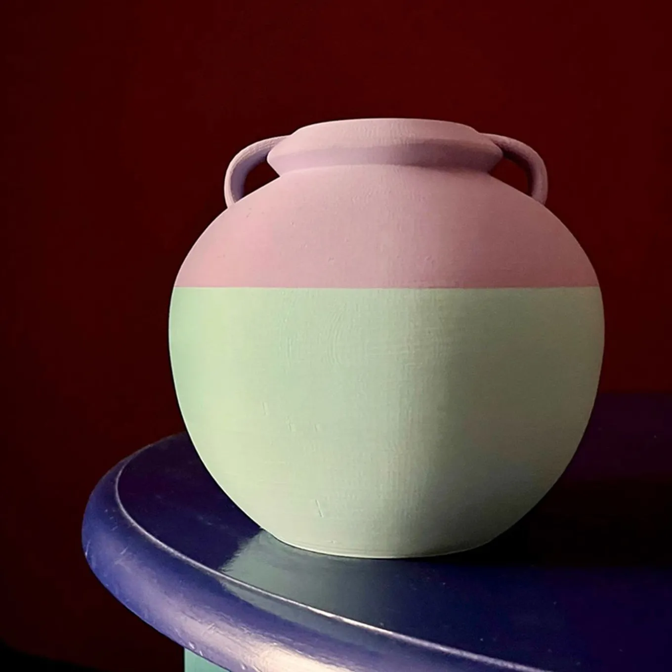 Numa Pompilio L Bicolor White And Pink Amphora