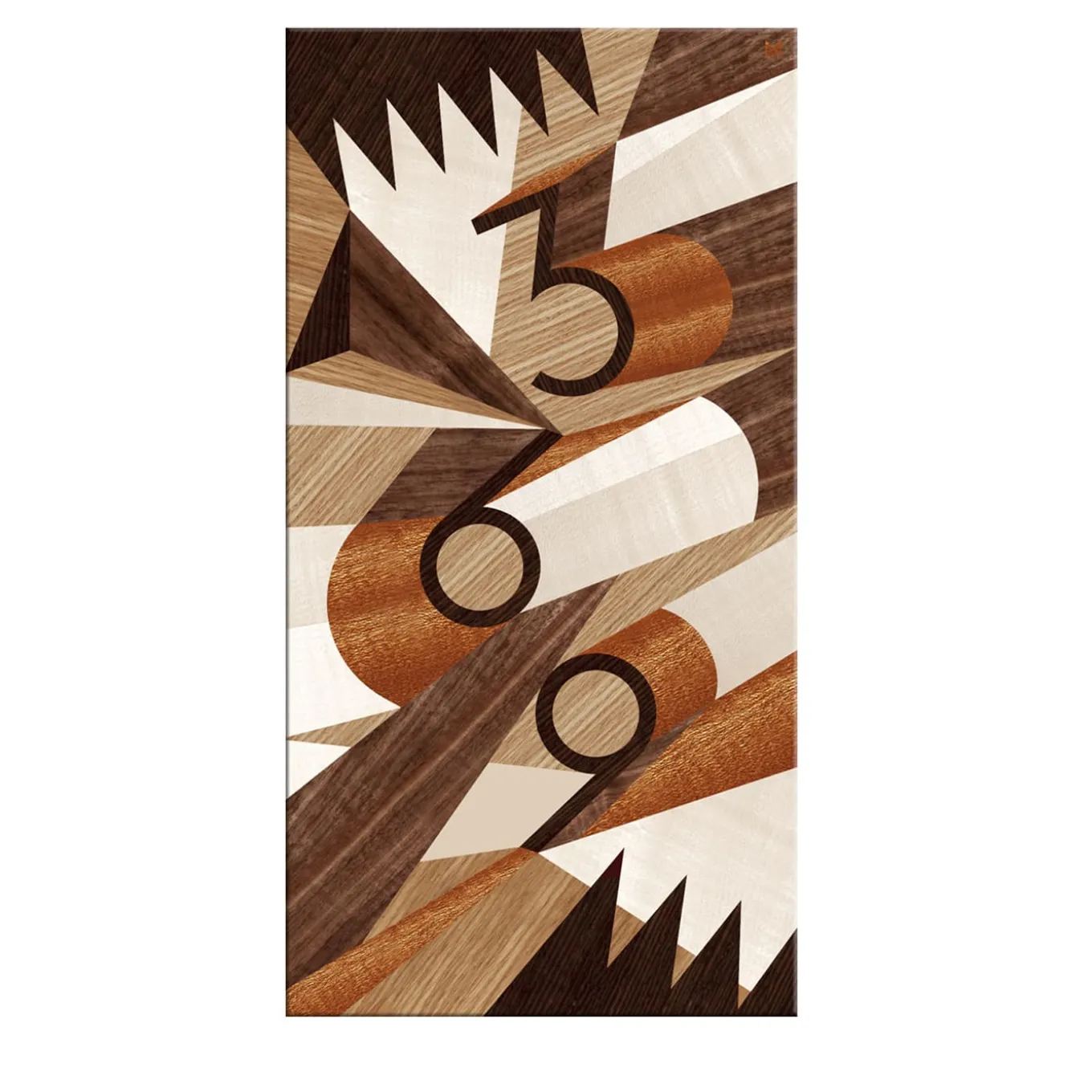 Numeri Intarsiati Small Panel