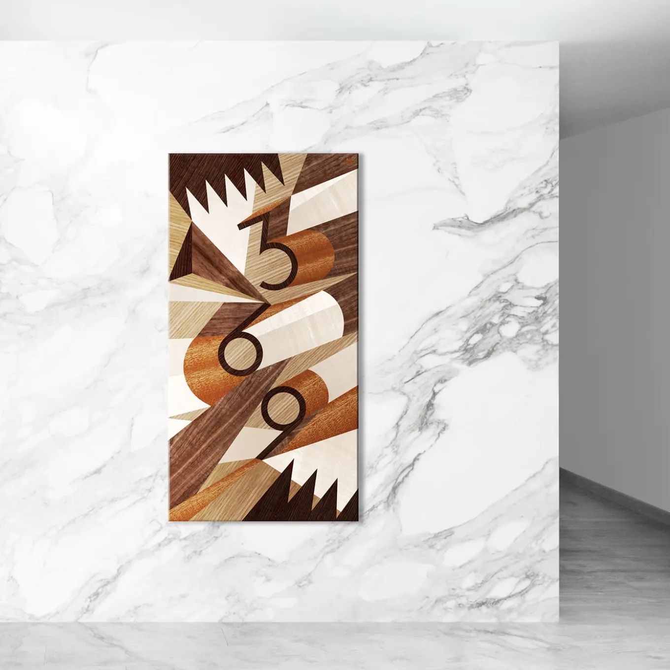 Numeri Intarsiati Small Panel