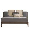 Nuvola Canaletto Walnut King Size Bed