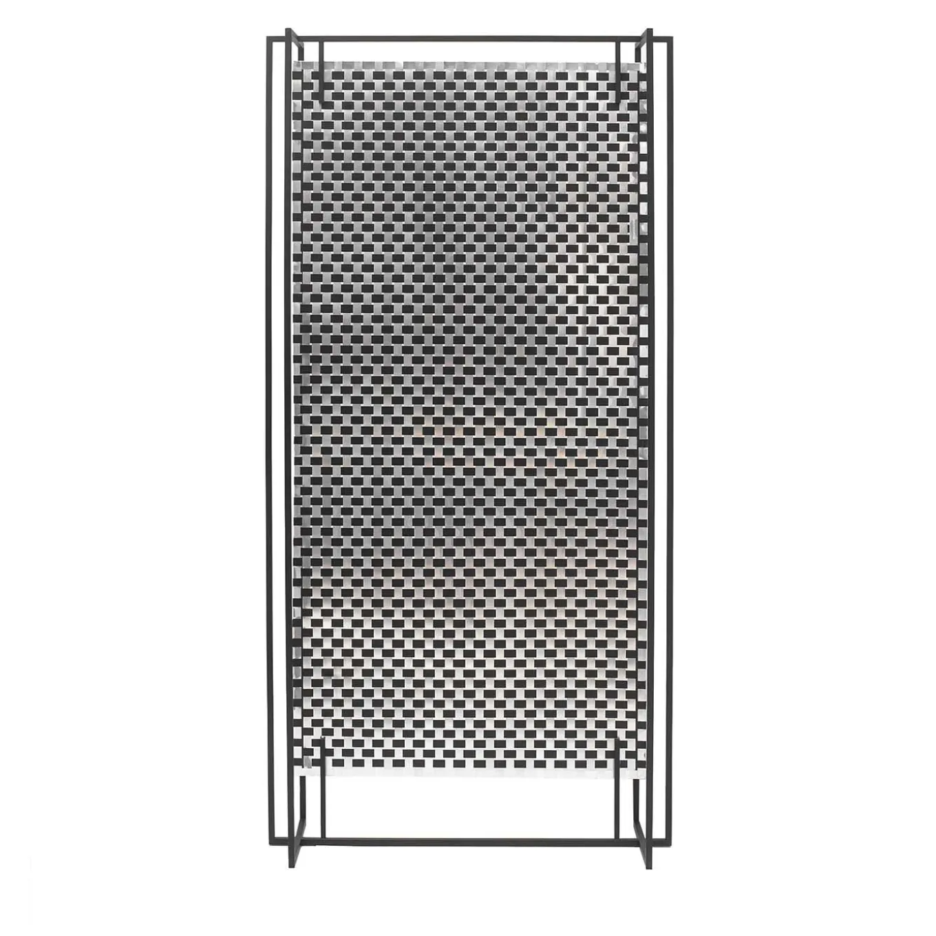 Obsidium Black Op-Art Dividing Panel