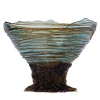 Ogiva Blue and Brown XL Vase by Gaetano Pesce