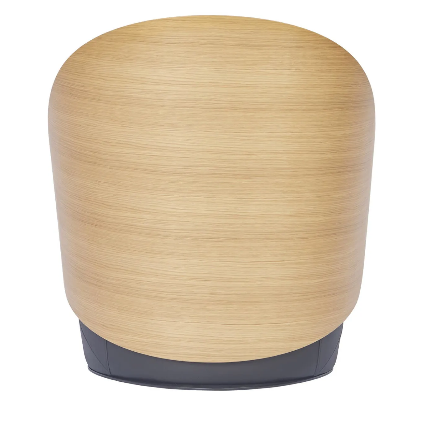 Ohr Oak Black Swivel Armchair