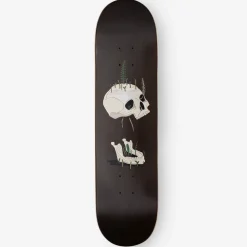 Old Skull Brown Decorative Skateboard