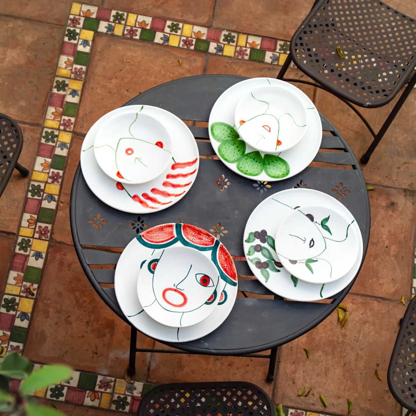 Oliva Set of 3 Plates