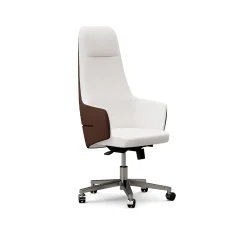 Olivia Leather Swivel Chair