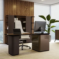 Olivia Leather Swivel Chair