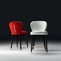 Olivia Red Bar Stool