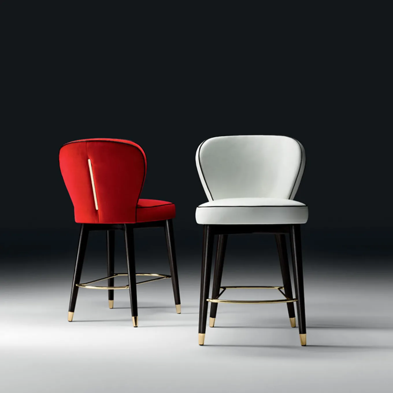 Olivia Red Bar Stool
