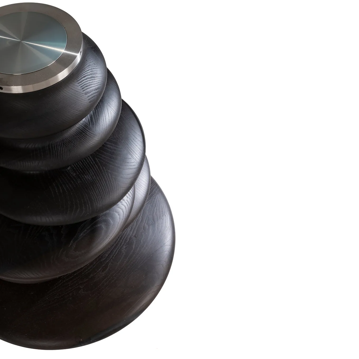 Ometto ED/20 349 Round Dining Table with Glass Top