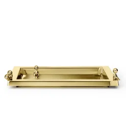 Omini Tray in Polished Brass By Stefano Giovannoni