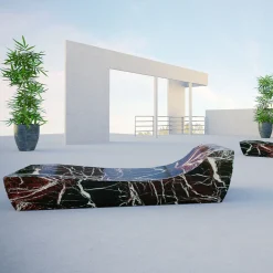 Onda New Lightweight Marble Chaise Longue