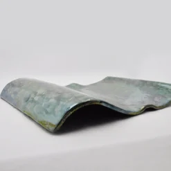 Onda Table Decoration In Raku by Nino Basso