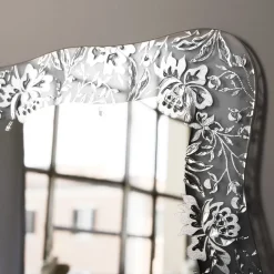 Ondine Sinuous Silver Wall Mirror