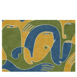 Oneline multicoloured textured wallpaper