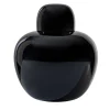 Opaco Black Vase with Cap by Tobia Scarpa