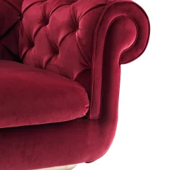 Opera Burgundy Sofa by Stefano Giovannoni