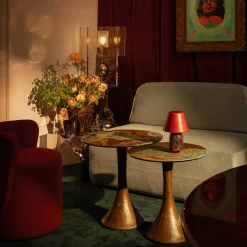 Opera' Small Polychrome Metal Side Table