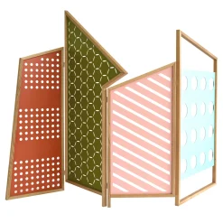 Opto Folding Screen Room Divider - Colours