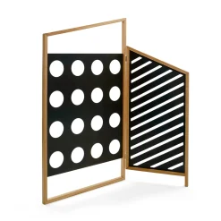 Opto Folding Screen Room Divider - Black