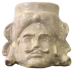 Opuntia Bianco White Ceramic Vase